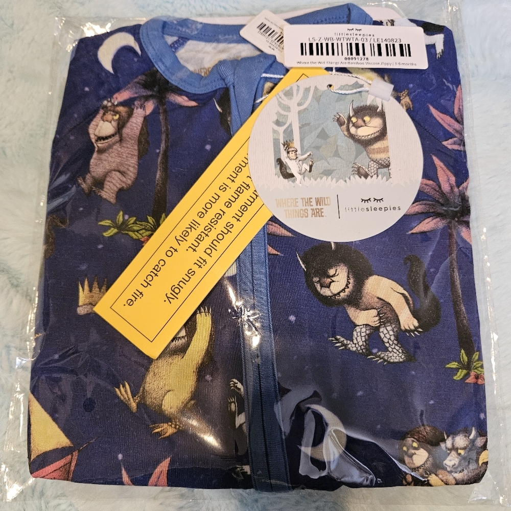Little Sleepies Blue 'Where the Wild Things Are' Pajama Set